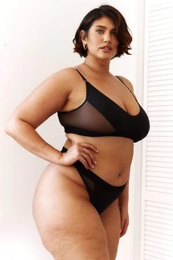 Lounge Underwear Contour Mesh Bra (Set) - Black BH Ohne Bügel Sets