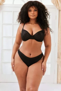 Lounge Underwear Outlet Outlet Icon Balcony Bra (Set) - Black