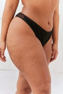 Lounge Underwear Outlet Icon Balcony Thong - Black Outlet