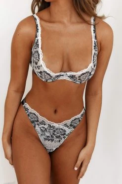 Lounge Underwear Sustainable Luxe Balcony Bra (Set) - Black