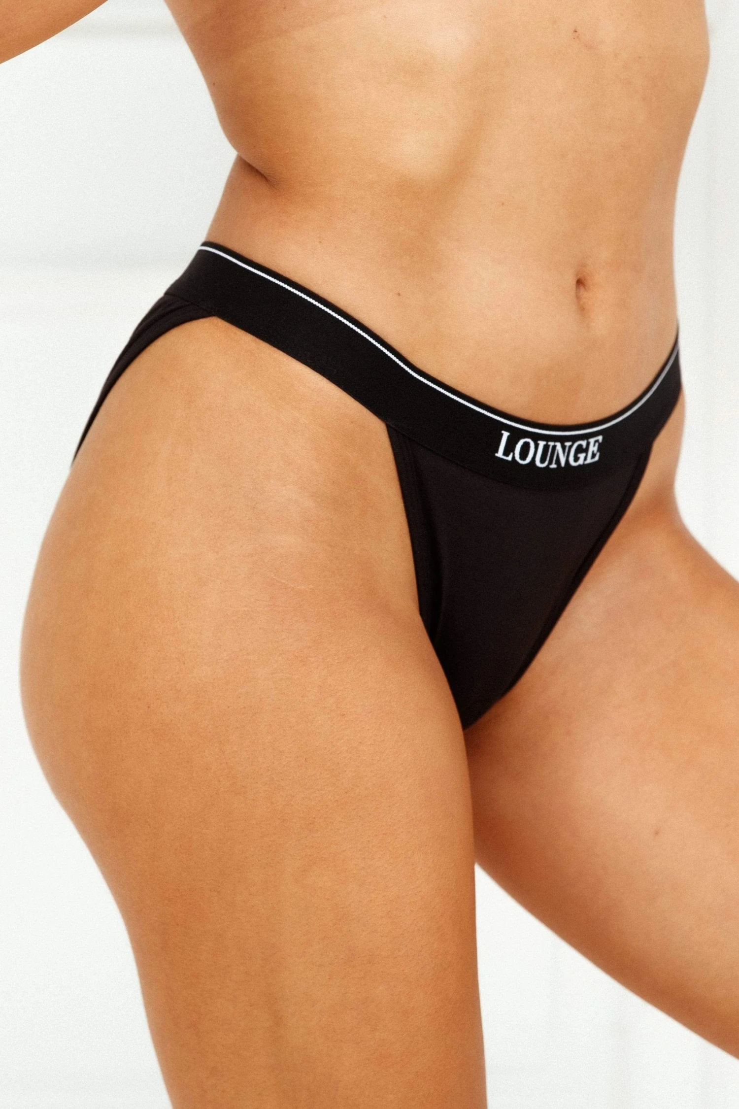 3BlackMinimalTriangleBriefs-Mollie_774588c0-7909-4a4b-8597-bf67787ca2e6.jpg Lounge Underwear String Und Slip Bamboo Minimal Triangle Briefs - Black