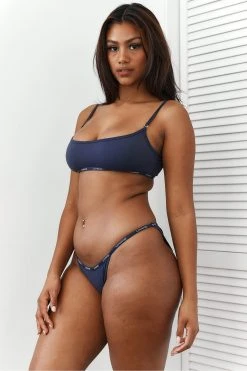 Lounge Underwear BH Ohne Bügel Sets Essential Bralette (Set) - Blue Charcoal