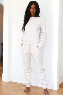 Lounge Underwear Outlet Signature Joggers - Cream Outlet