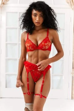 Lounge Underwear Danielle Intimates Bra (Set) - Red