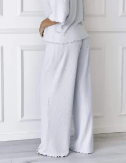 Lounge Underwear Soft Waffle Pyjama Trousers - Frost Schlaf