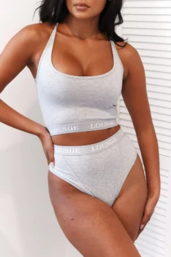 Lounge Underwear Bamboo Basic Bralette (Set) - Grey BH Ohne Bügel Sets 4 Lounge Underwear Bamboo Basic Bralette (Set) - Grey BH Ohne Bügel Sets