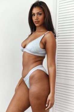 Lounge Underwear Bamboo Minimal Triangle Bra (Set) - Grey BH Ohne Bügel Sets