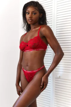 Lounge Underwear Blossom Balcony Bra (Set) - Maroon Bestsellers 8 Lounge Underwear Blossom Balcony Bra (Set) - Maroon Bestsellers