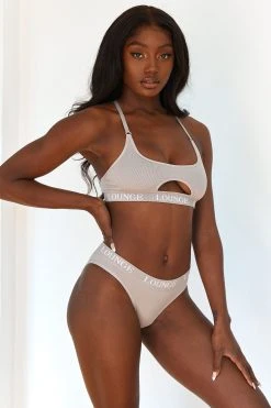 Lounge Underwear Seamless Bra (Set) - Mink