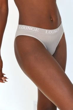 Lounge Underwear String Und Slip Seamless Briefs - Mink