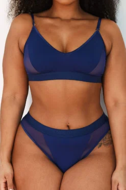 Lounge Underwear BH Ohne Bügel Sets Contour Mesh Bra (Set) - Navy 12 Lounge Underwear BH Ohne Bügel Sets Contour Mesh Bra (Set) - Navy