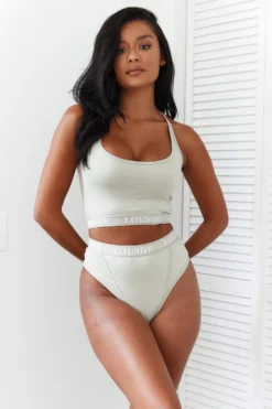 Lounge Underwear Bamboo Basic Bralette (Set) - Olive