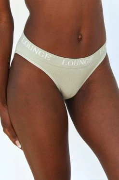 Lounge Underwear Seamless Briefs - Olive 4 Lounge Underwear Seamless Briefs - Olive