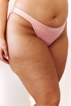 Lounge Underwear Outlet Bamboo Minimal Triangle Briefs - Pink Outlet