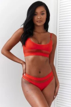 Lounge Underwear BH Ohne Bügel Sets Mesh Bra (Set) - Red 12 Lounge Underwear BH Ohne Bügel Sets Mesh Bra (Set) - Red