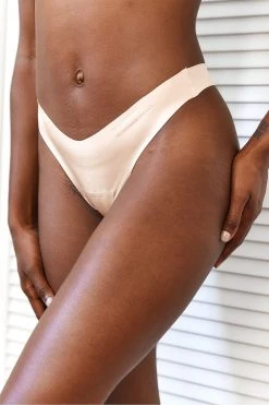 Lounge Underwear Seamless No Show Thong X2 - Sand String Und Slip
