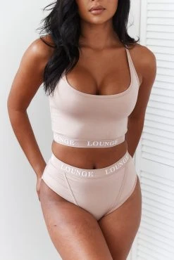 Lounge Underwear Bamboo Basic Bralette (Set) - Taupe 8 Lounge Underwear Bamboo Basic Bralette (Set) - Taupe
