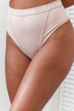 Lounge Underwear String Und Slip Bamboo Basic Thong - Taupe