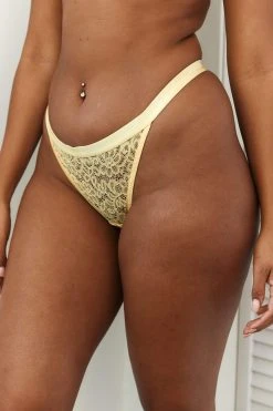 Lounge Underwear Outlet Balcony Thong - Lemon Outlet 4 Lounge Underwear Outlet Balcony Thong - Lemon Outlet
