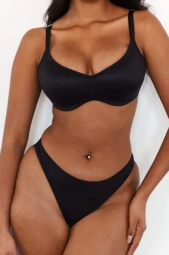 Lounge Underwear Sleek Mindful Bra (Set) - Black Bügel-BH Sets