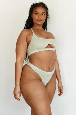 Lounge Underwear Seamless Bra (Set) - Olive