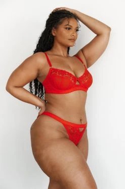 Lounge Underwear Neuheiten Flair Balcony Bra (Set) - Red