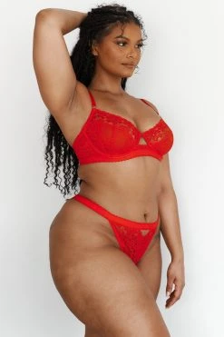 Lounge Underwear Neuheiten Flair Balcony Bra (Set) - Red