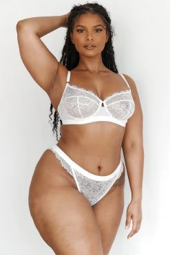 Lounge Underwear Neuheiten Desire Balcony Bra (Set) - White 12 Lounge Underwear Neuheiten Desire Balcony Bra (Set) - White