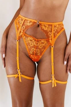 Lounge Underwear Ava Intimates Bra (Set) - Orange Lace