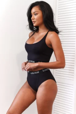 Lounge Underwear Bamboo Basic Bralette (Set) - Black 9 Lounge Underwear Bamboo Basic Bralette (Set) - Black