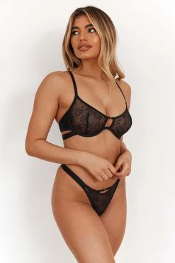 Lounge Underwear Bügel-BH Sets Grace Balcony Bra (Set) - Black 4 Lounge Underwear Bügel-BH Sets Grace Balcony Bra (Set) - Black