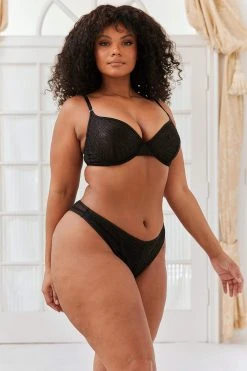 Lounge Underwear Outlet Outlet Icon Balcony Bra (Set) - Black