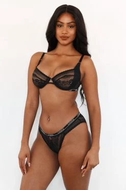 Lounge Underwear Liberty Balcony Bra (Set) - Black