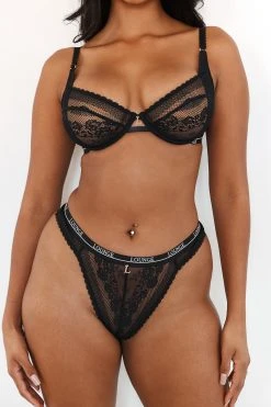 Lounge Underwear Liberty Balcony Bra (Set) - Black
