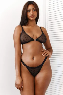 Lounge Underwear BH Ohne Bügel Sets Love Heart Mesh Triangle Bra (Set) - Black 14 Lounge Underwear BH Ohne Bügel Sets Love Heart Mesh Triangle Bra (Set) - Black