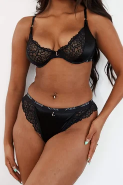 Lounge Underwear Bügel-BH Sets Sustainable Silk Balcony Bra (Set) - Black 9 Lounge Underwear Bügel-BH Sets Sustainable Silk Balcony Bra (Set) - Black