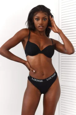 Lounge Underwear Ultra Comfort Ribbed T-Shirt Bra (Set) - Black Bügel-BH Sets 5 Lounge Underwear Ultra Comfort Ribbed T-Shirt Bra (Set) - Black Bügel-BH Sets