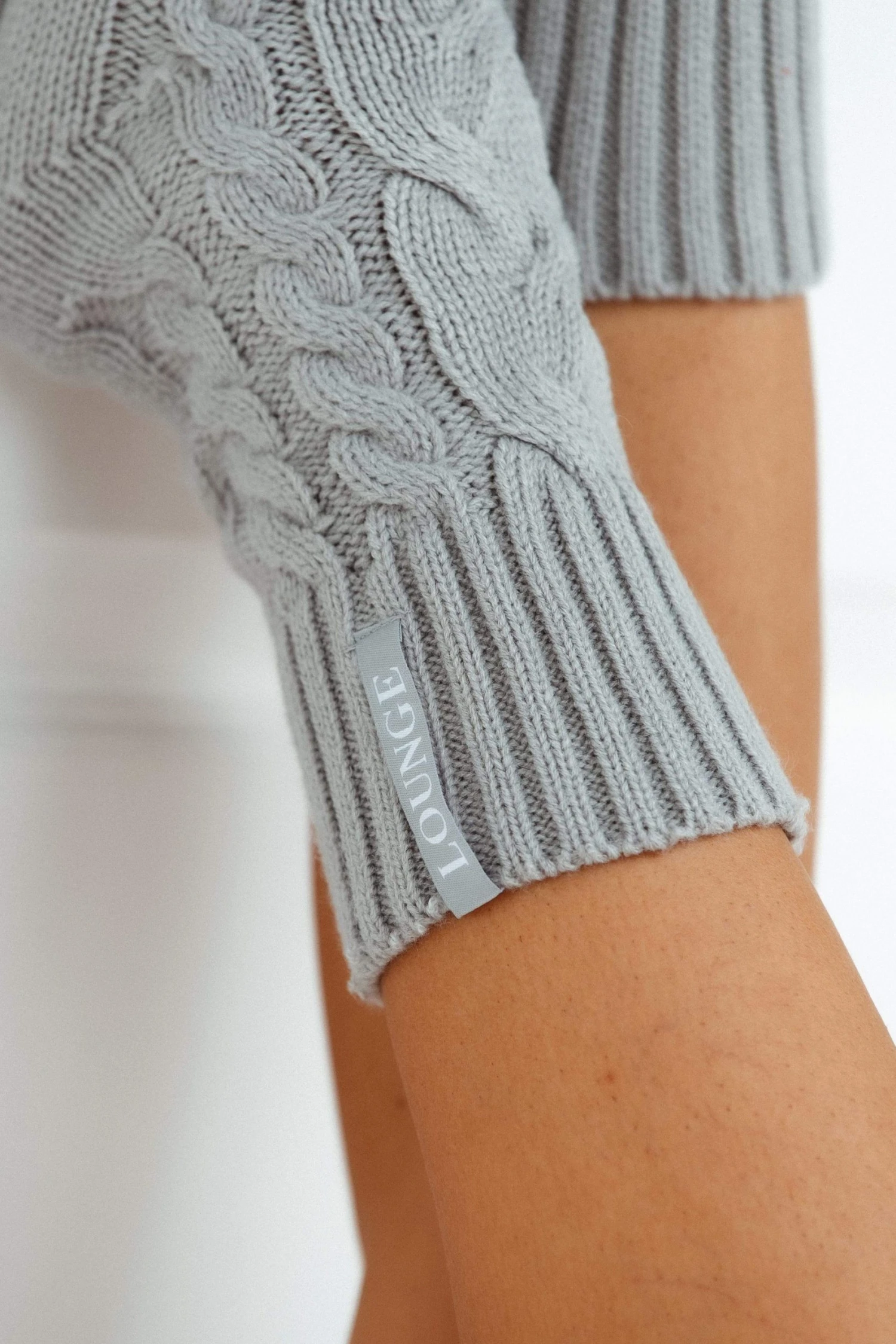 4GreyKnittedSocks-Mollie_S-M.jpg Lounge Underwear Schlaf Cosy Knitted Socks - Grey