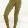 Lounge Underwear Leggings Sets Reborn High Waisted Leggings (Set) - Khaki