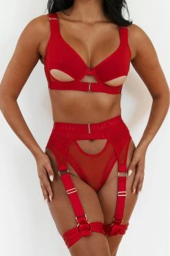 Lounge Underwear Luna Intimates Bra (Set) - Red