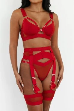 Lounge Underwear Venus Intimates Bra (Set) - Red 6 Lounge Underwear Venus Intimates Bra (Set) - Red
