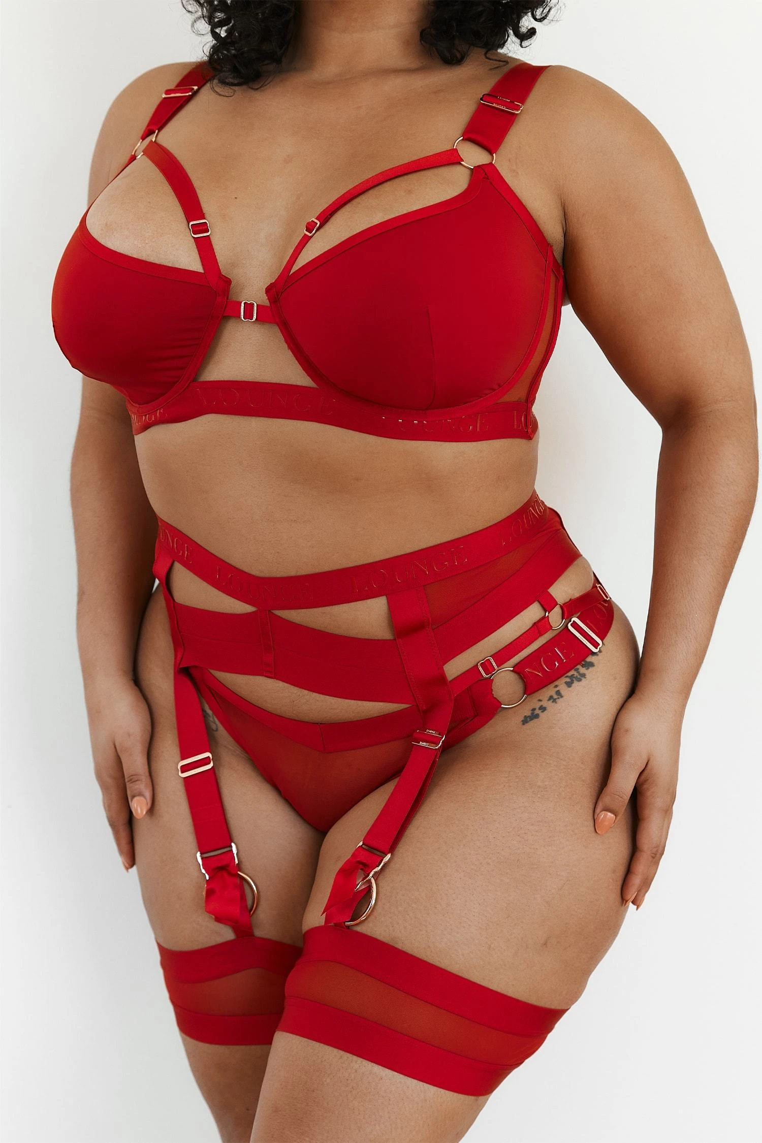 4MaroonVenusIntimatesSet-Tabria.jpg Lounge Underwear Venus Intimates Bra (Set) - Red