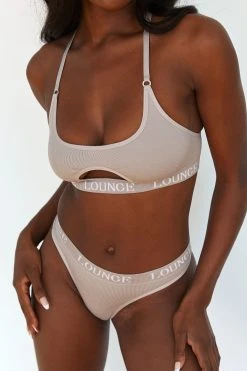 Lounge Underwear Seamless Bra (Set) - Mink