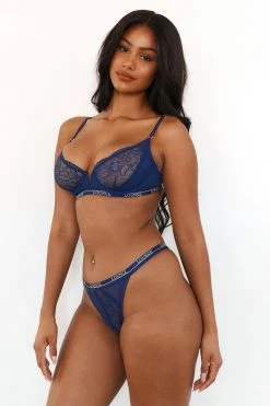 Lounge Underwear Sustainable Royal Balcony Bra (Set) - Navy Bestsellers