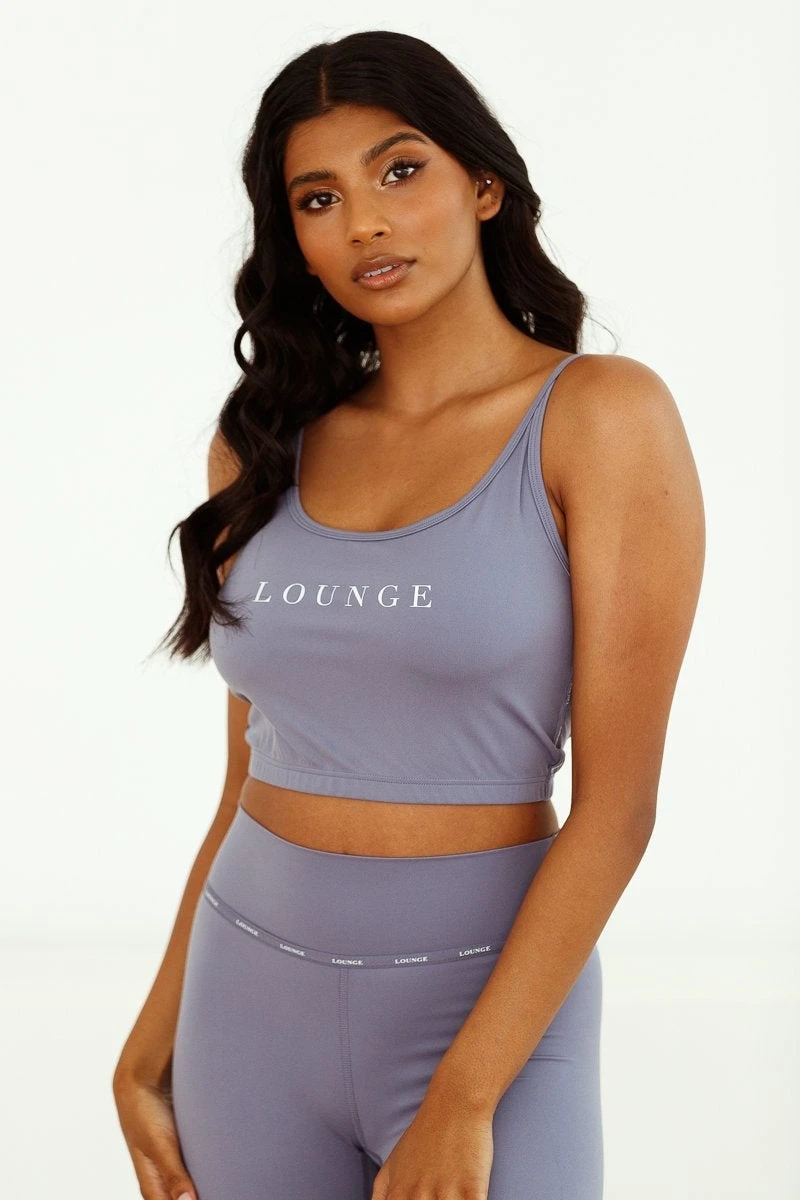 4SmokedBlueMinimalLeggingsNikki.jpg Lounge Underwear Outlet Minimal Crop Top (Set) - Smoked Blue Outlet