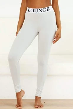 Lounge Underwear Reborn High Waisted Leggings (Set) - Stone