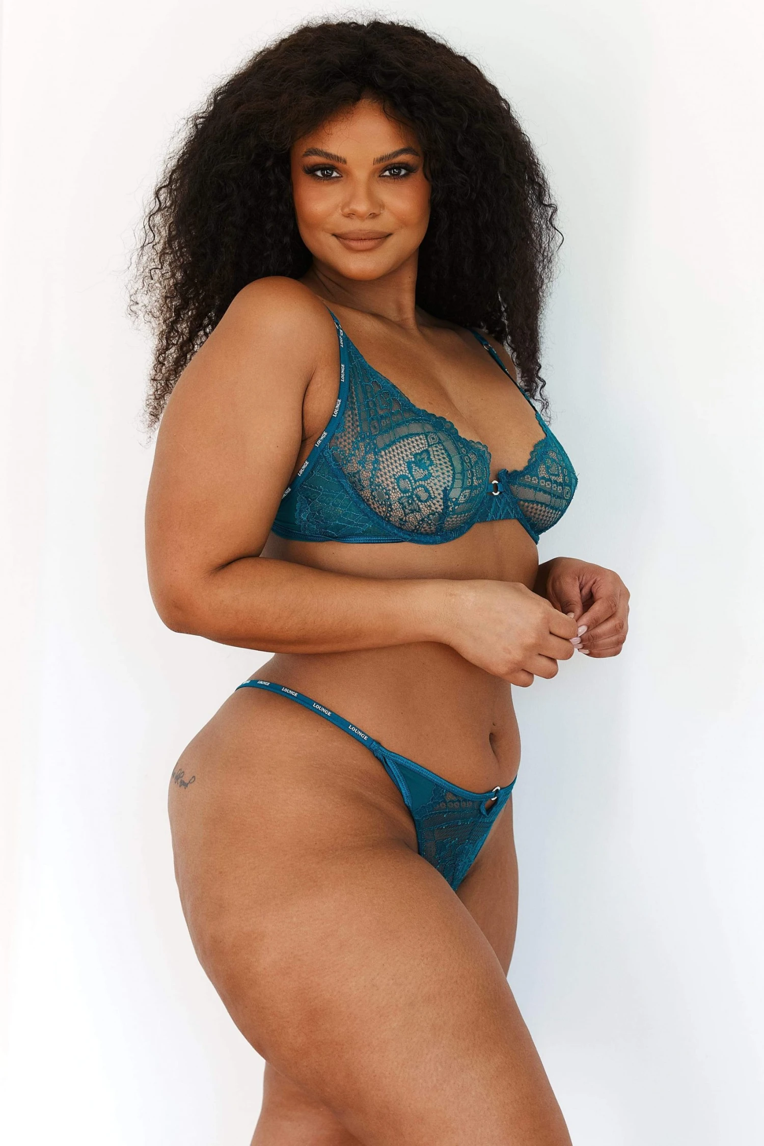 4TurquoiseCharmedBraandThong-Leslie_bc744bb8-6143-4a74-89f7-36f092f6de84-1.jpg Lounge Underwear Sustainable Charmed Balcony Bra (Set) - Turquoise