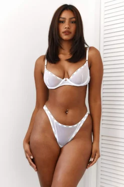 Lounge Underwear Mesh Balcony Bra (Set) - White Bügel-BH Sets 5 Lounge Underwear Mesh Balcony Bra (Set) - White Bügel-BH Sets