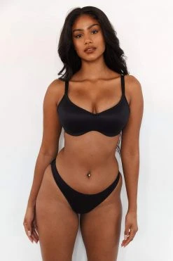 Lounge Underwear Sleek Mindful Bra (Set) - Black Bügel-BH Sets