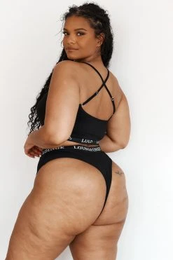 Lounge Underwear Bamboo Basic Bralette (Set) - Black